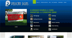 Desktop Screenshot of pelicansigns.com
