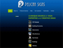Tablet Screenshot of pelicansigns.com